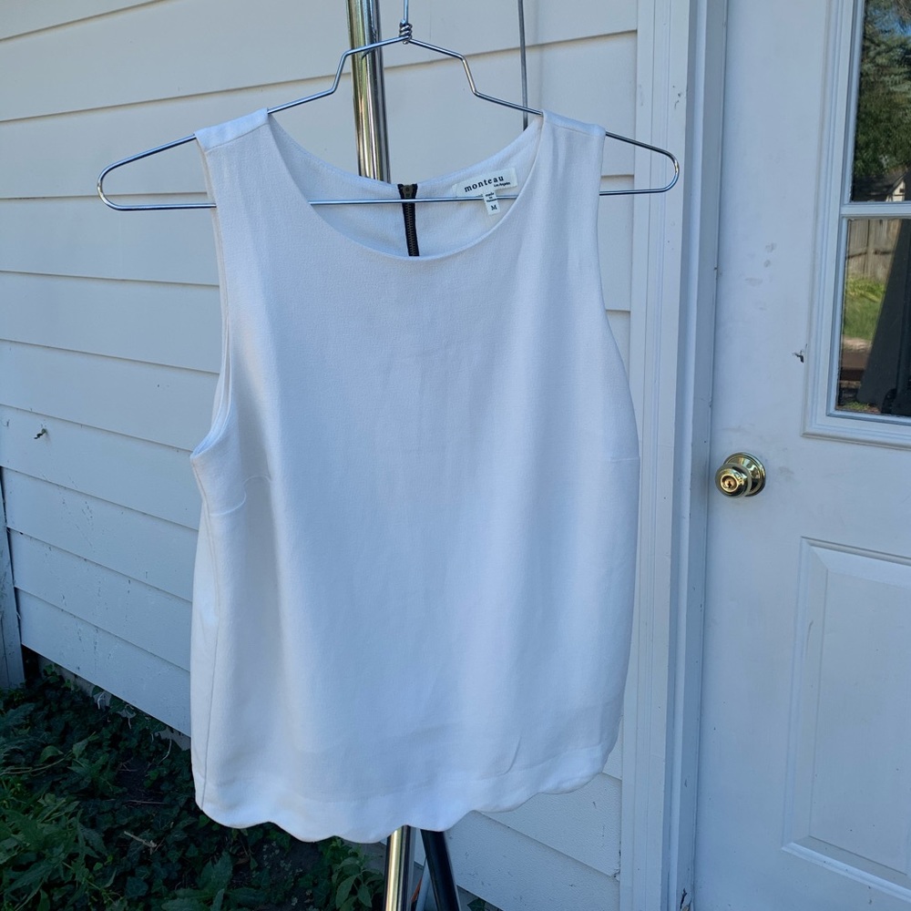 Cute white dressy tank top